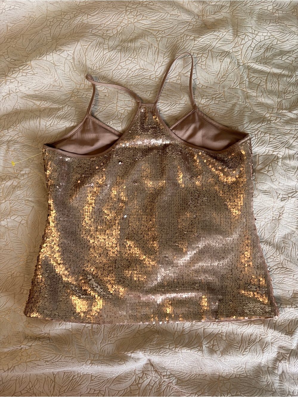 Banana Republic Rose Gold Sequin Camisole - Picture 4 of 4